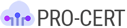Pro-Cert Cloud Technology Logo